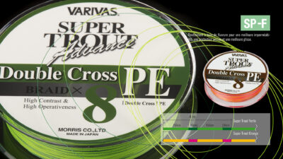 Varivas Super Trout Advance Double Cross Braid x8 PE tech