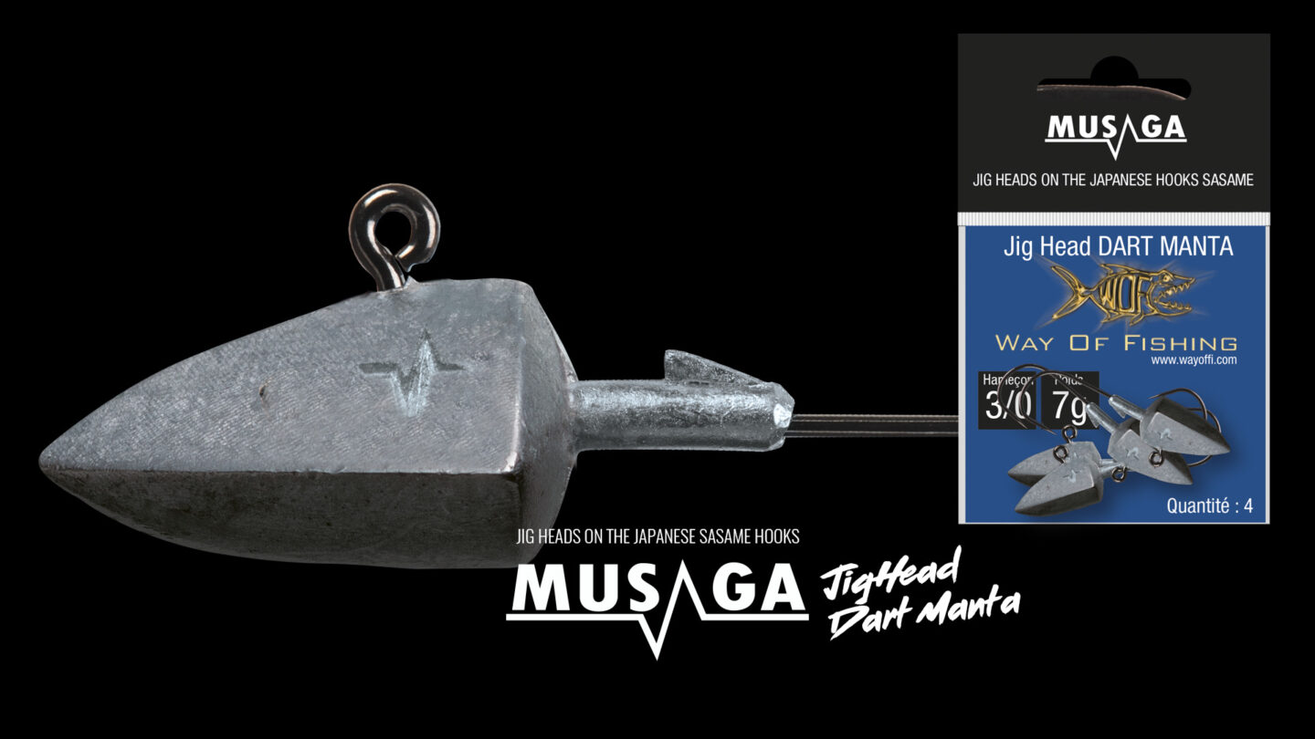 Musaga Jigköpfe Classic Hakengröße 3/0, 20g, 2,50