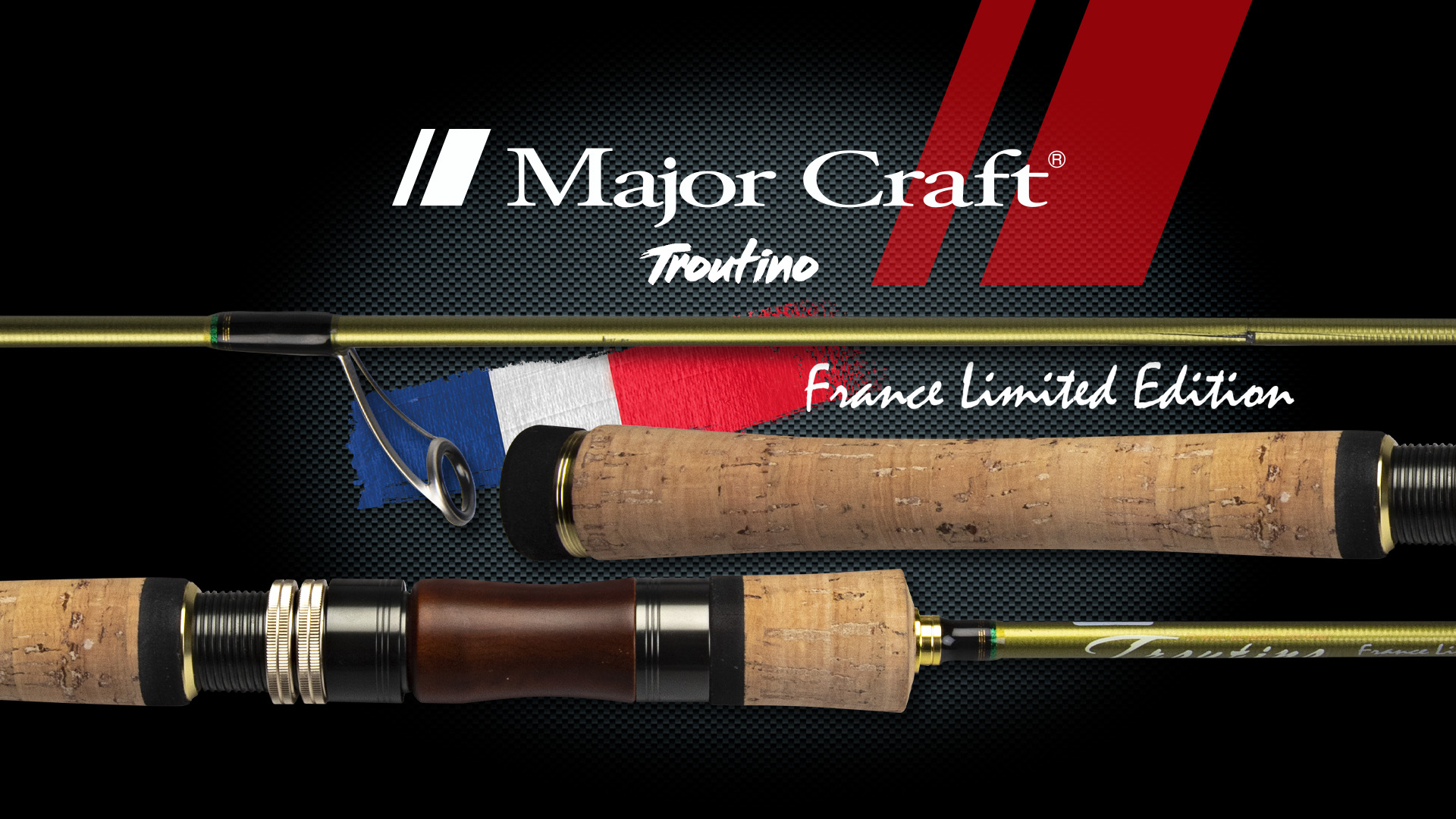 CANNE CASTING BFS MAJOR CRAFT TROUTINO FRANCE LIMITED B562L