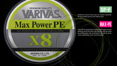 Varivas Max Power PE x8 Lime green détail