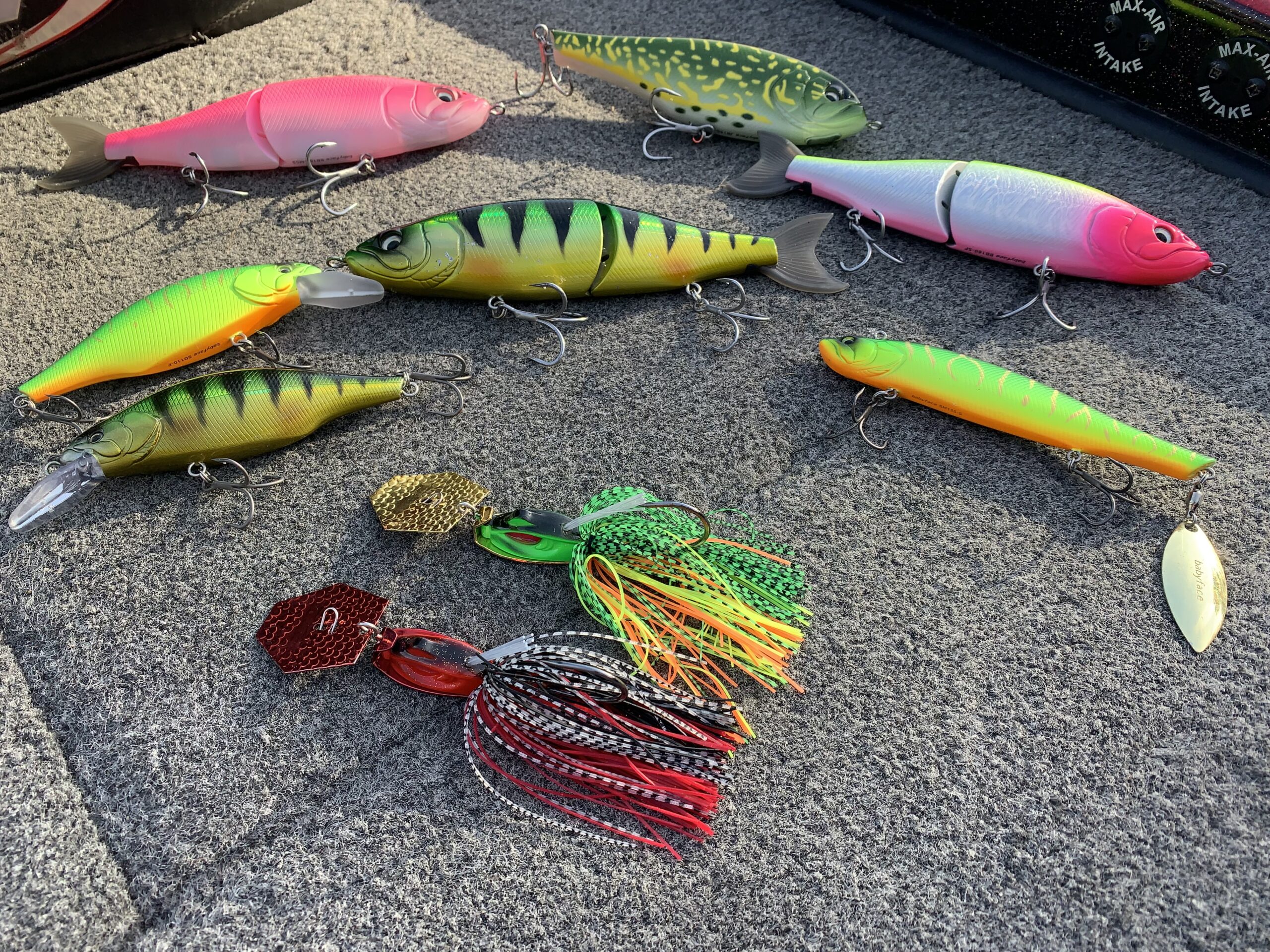 Lot B591 De Gabarits De Pêche Pour Bar Et Doré - Leurre Souple En Forme De Poisson