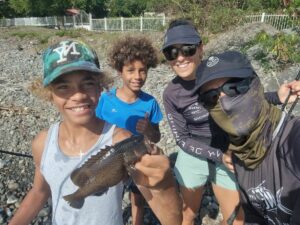 Pêche en rockfishing en Martinique