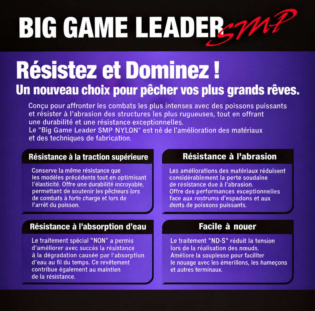 Big Game Leader SMP NYLON – Image 4